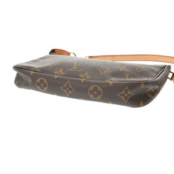 LOUIS VUITTON Louis Vuitton Monogram Pochette Accessoires Brown M51980 Women's Canvas Pouch