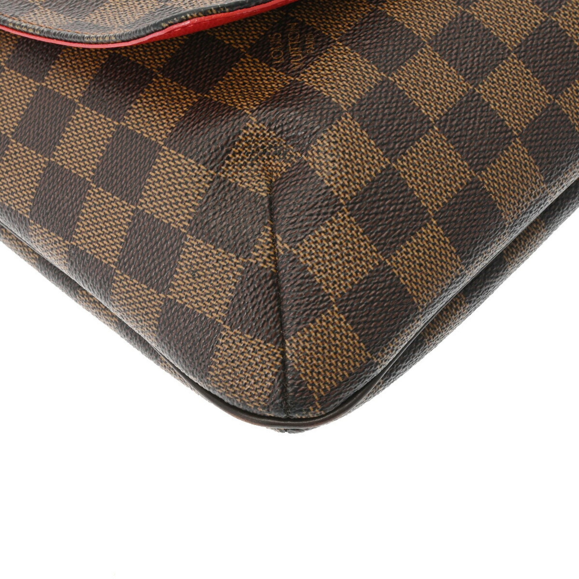 LOUIS VUITTON Damier Musette Brown N51302 Women's Canvas Shoulder Bag