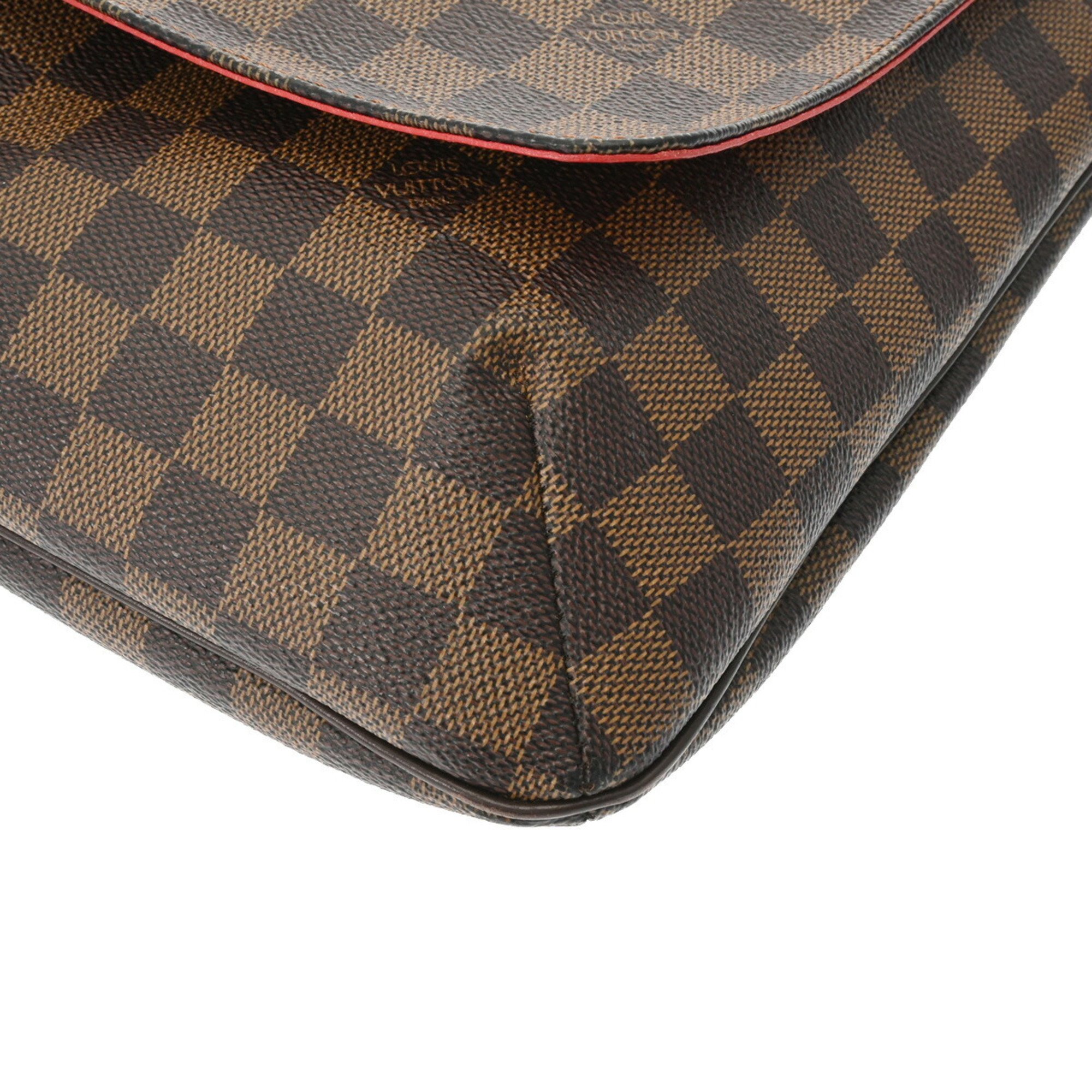 LOUIS VUITTON Damier Musette Brown N51302 Women's Canvas Shoulder Bag