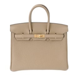 HERMES Hermes Birkin 25 Beige Marfa W Stamp (around 2024) Women's Togo Handbag