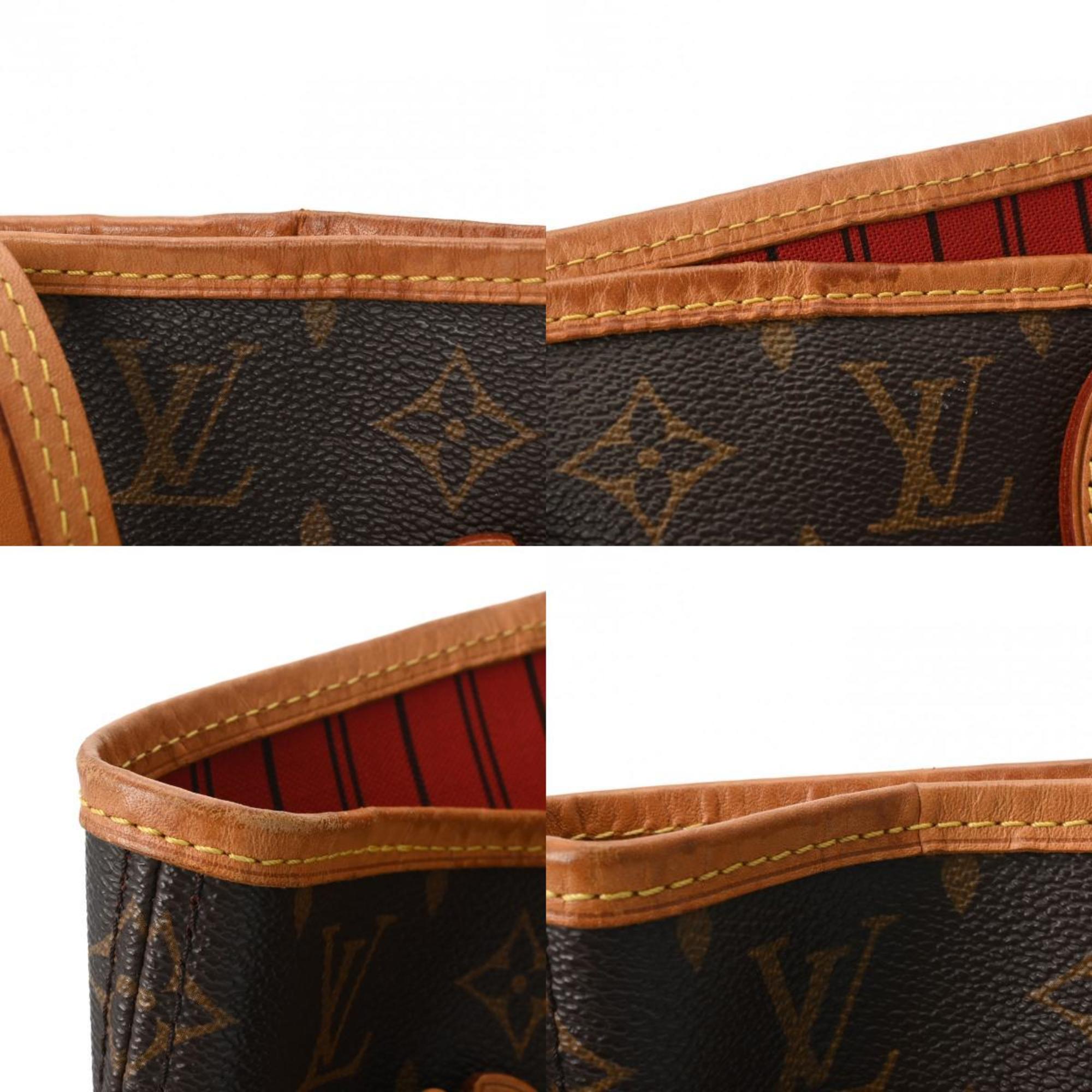 LOUIS VUITTON Louis Vuitton Monogram Neverfull MM Cerise M41177 Women's Canvas Tote Bag