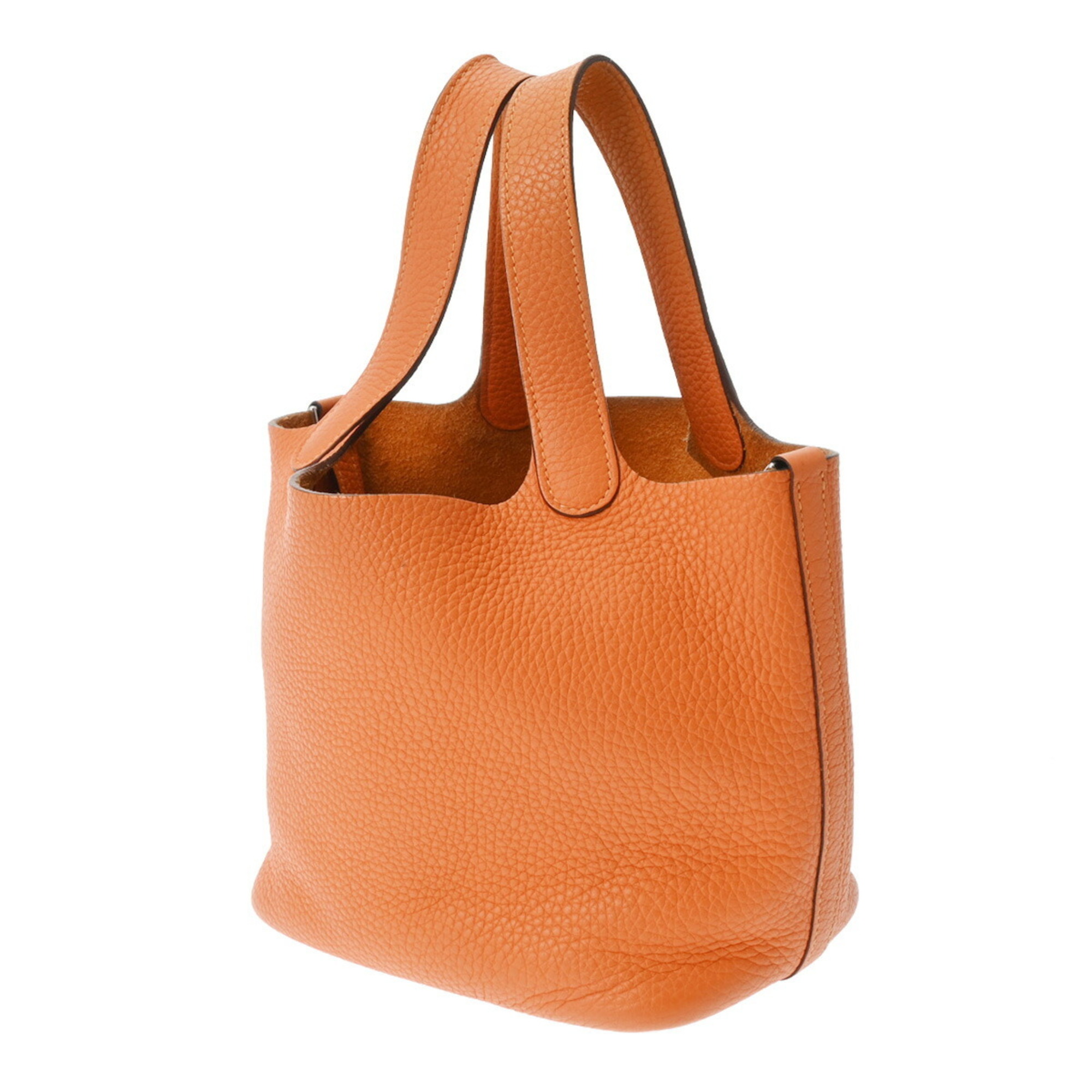 HERMES Hermes Picotin Lock PM Fou □O stamp (around 2011) Women's Taurillon Clemence handbag