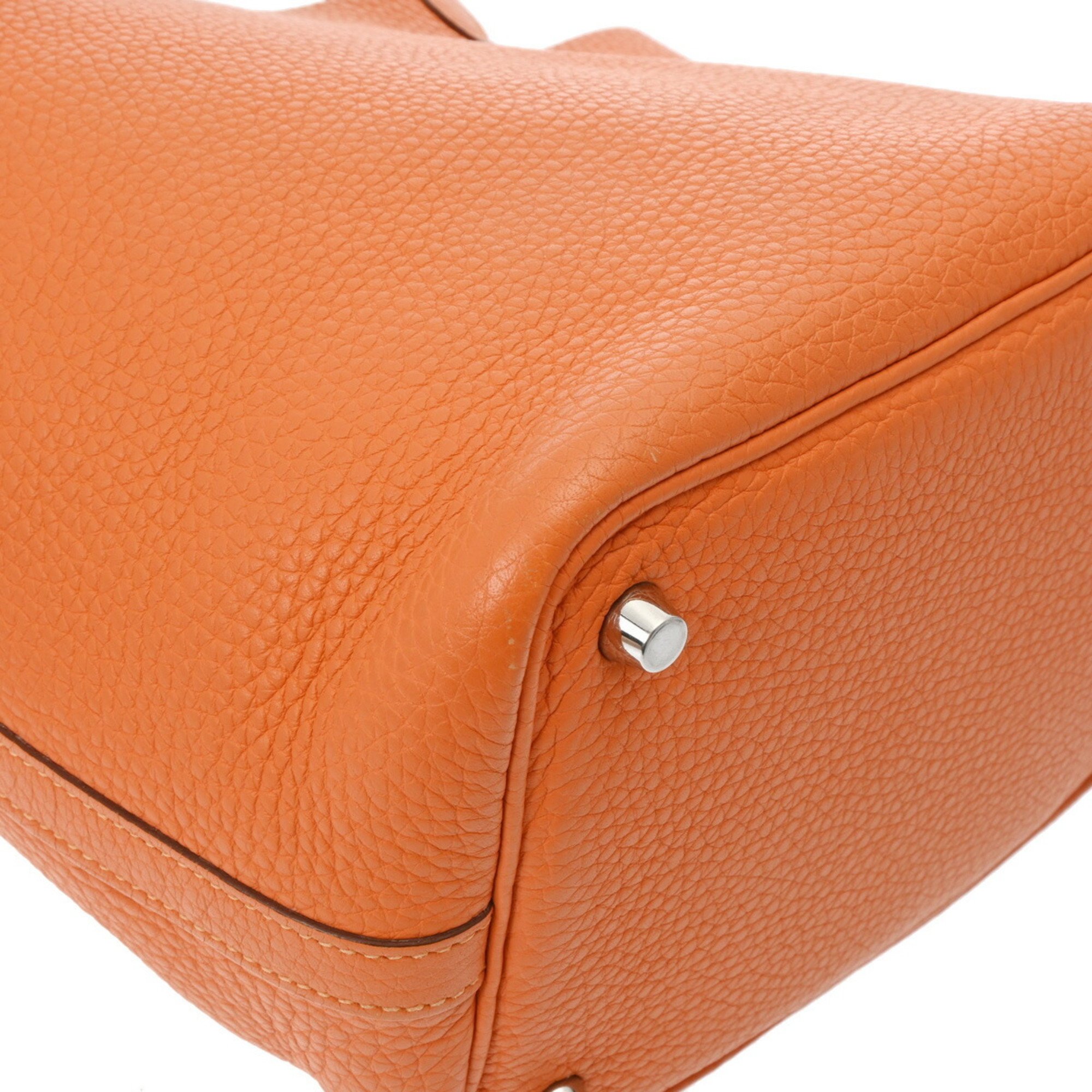 HERMES Hermes Picotin Lock PM Fou □O stamp (around 2011) Women's Taurillon Clemence handbag