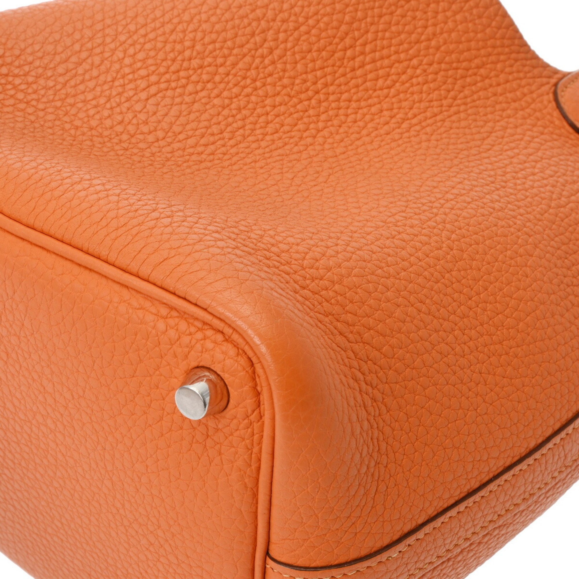 HERMES Hermes Picotin Lock PM Fou □O stamp (around 2011) Women's Taurillon Clemence handbag