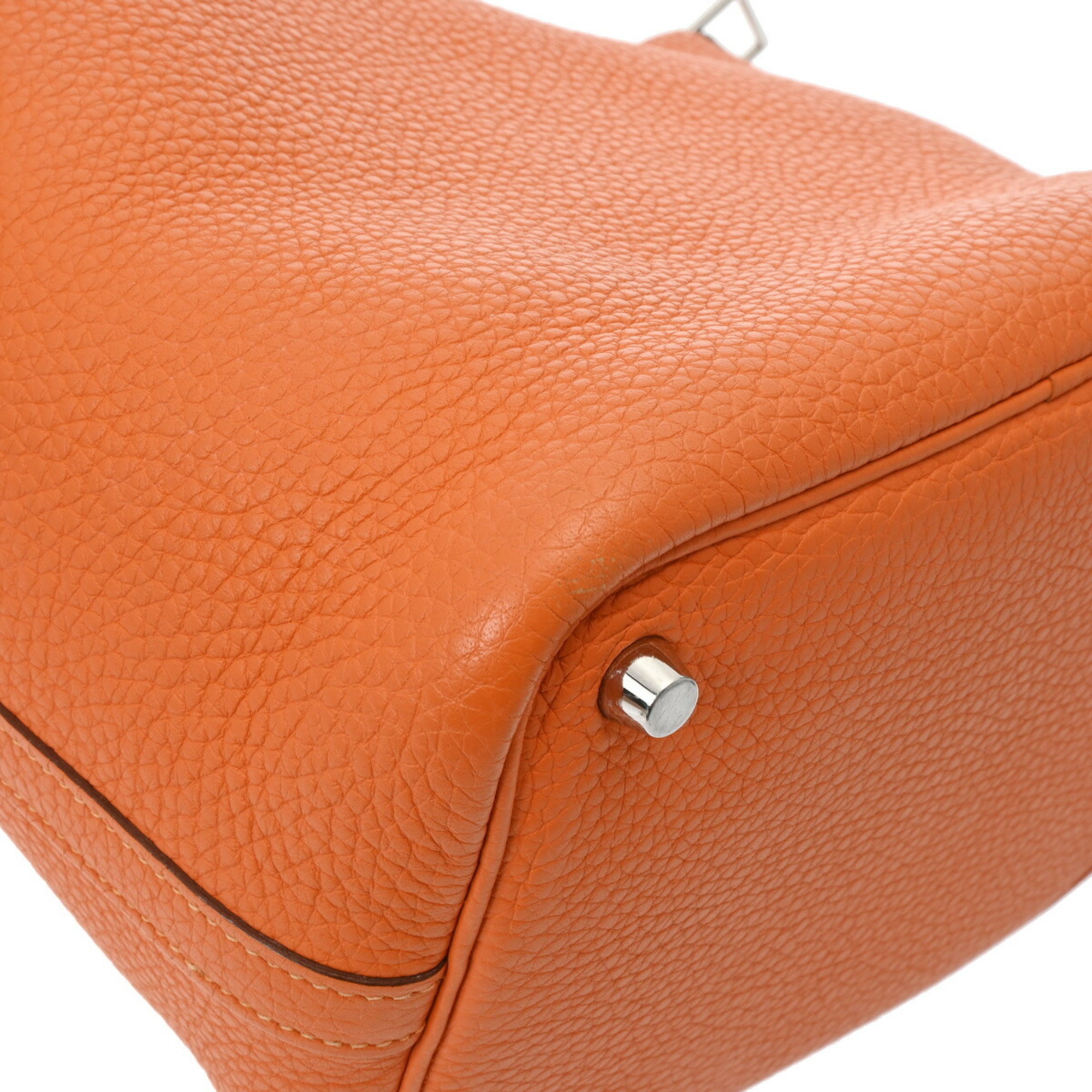 HERMES Hermes Picotin Lock PM Fou □O stamp (around 2011) Women's Taurillon Clemence handbag