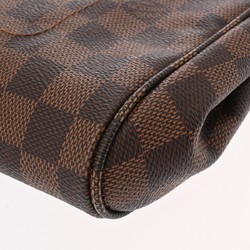 LOUIS VUITTON Damier Favorite MM Brown N41129 Women's Canvas Shoulder Bag