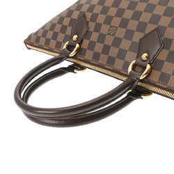 LOUIS VUITTON Damier Saleya MM Tote Bag Brown N51182 Women's Canvas Handbag