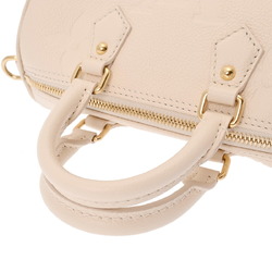 LOUIS VUITTON Louis Vuitton Monogram Empreinte Papillon BB Ivory M45980 Women's Handbag