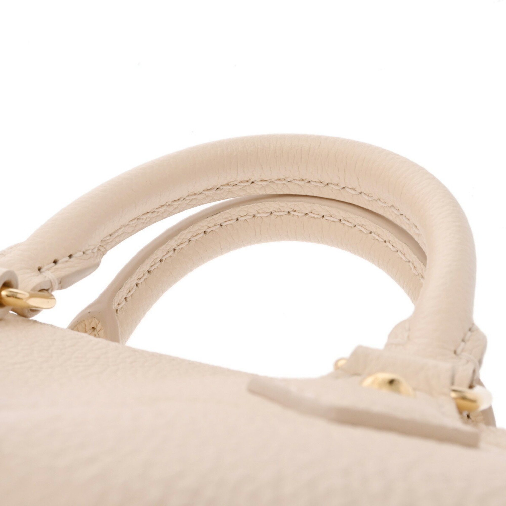 LOUIS VUITTON Louis Vuitton Monogram Empreinte Papillon BB Ivory M45980 Women's Handbag