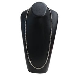 LOUIS VUITTON Necklace for Men, Monogram Row Silver M01490 RM2243