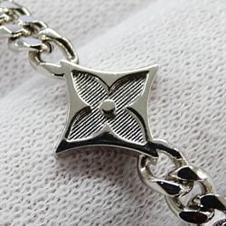 LOUIS VUITTON Necklace for Men, Monogram Row Silver M01490 RM2243