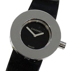 CHANEL Watch for Women, La Ronde Quartz, Stainless Steel, SS, Leather, H0579, Silver, Black, Round, Polished