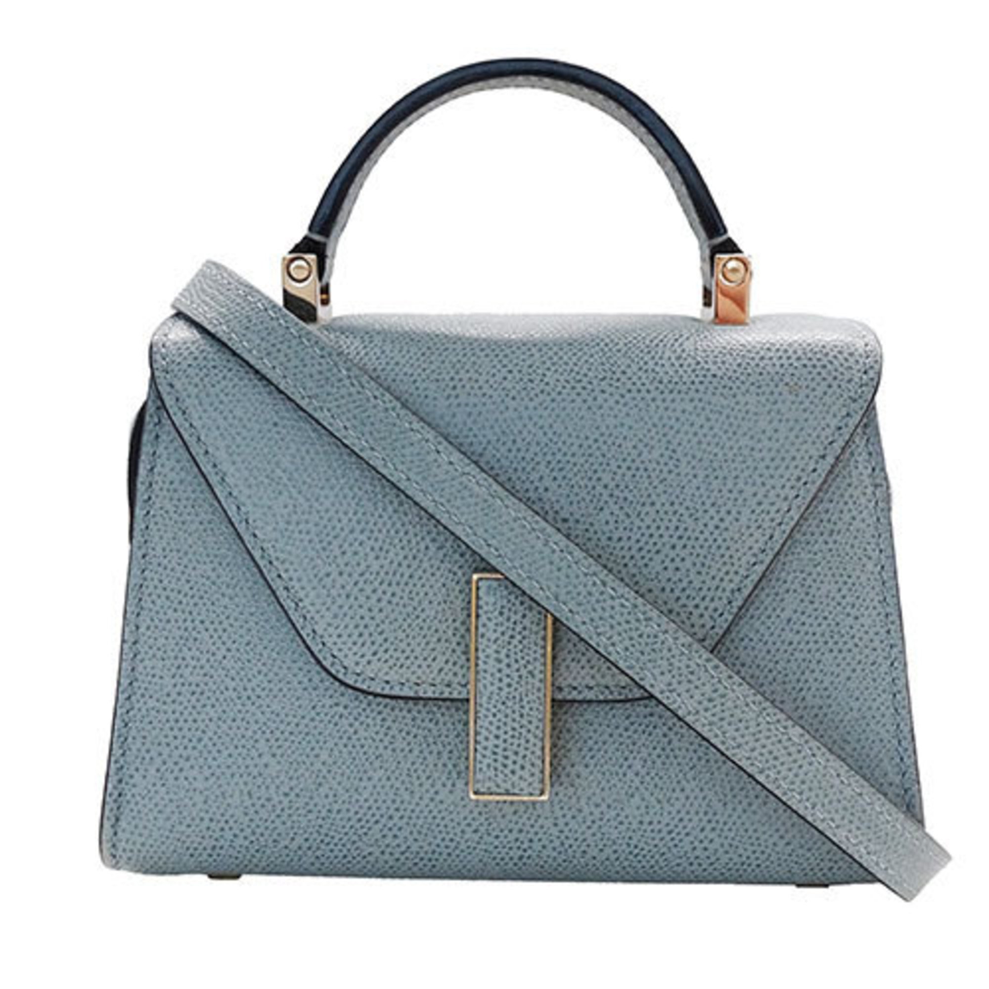 Valextra Bags Women's Handbags Shoulder 2way Soft Calfskin Micro Iside Powder Blue