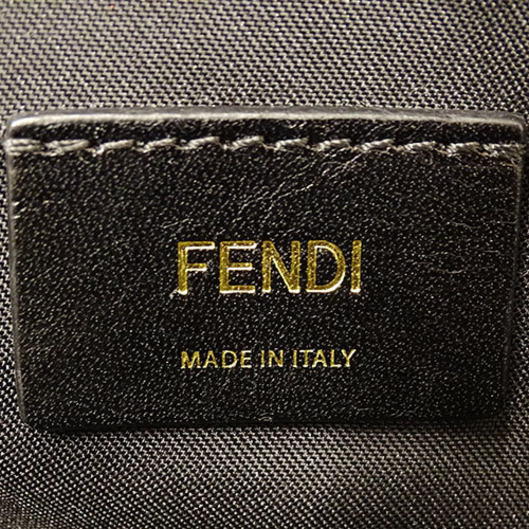 FENDI Bag Men's Body Waist Bugs Eye Nylon Black 7VZ033 Monster