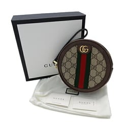 GUCCI Pouch Women's Clutch Bag Ophidia GG Supreme Beige Brown 574841