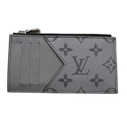 Louis Vuitton LOUIS VUITTON Card Case Taigarama Men's Wallet Coin Holder Gray M30839 IC Chip Compact