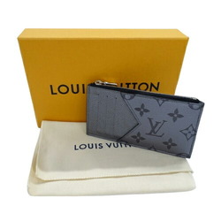 Louis Vuitton LOUIS VUITTON Card Case Taigarama Men's Wallet Coin Holder Gray M30839 IC Chip Compact