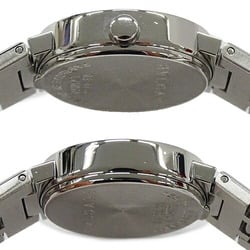 BVLGARI Women's Watch Date Quartz Stainless Steel SS BB23SS Silver Black Polished