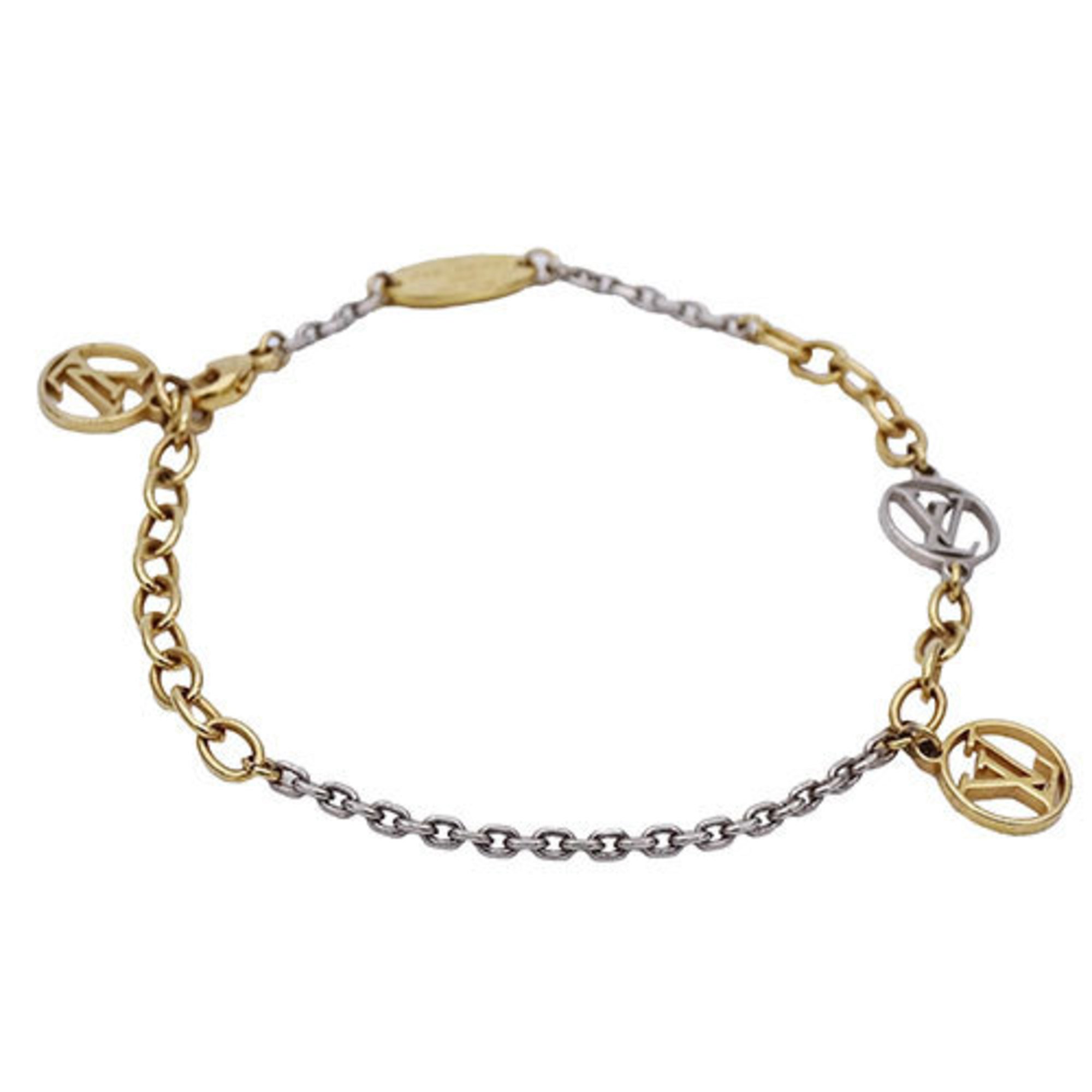 Louis Vuitton LOUIS VUITTON Bracelet for Women Mania Gold Silver M68077