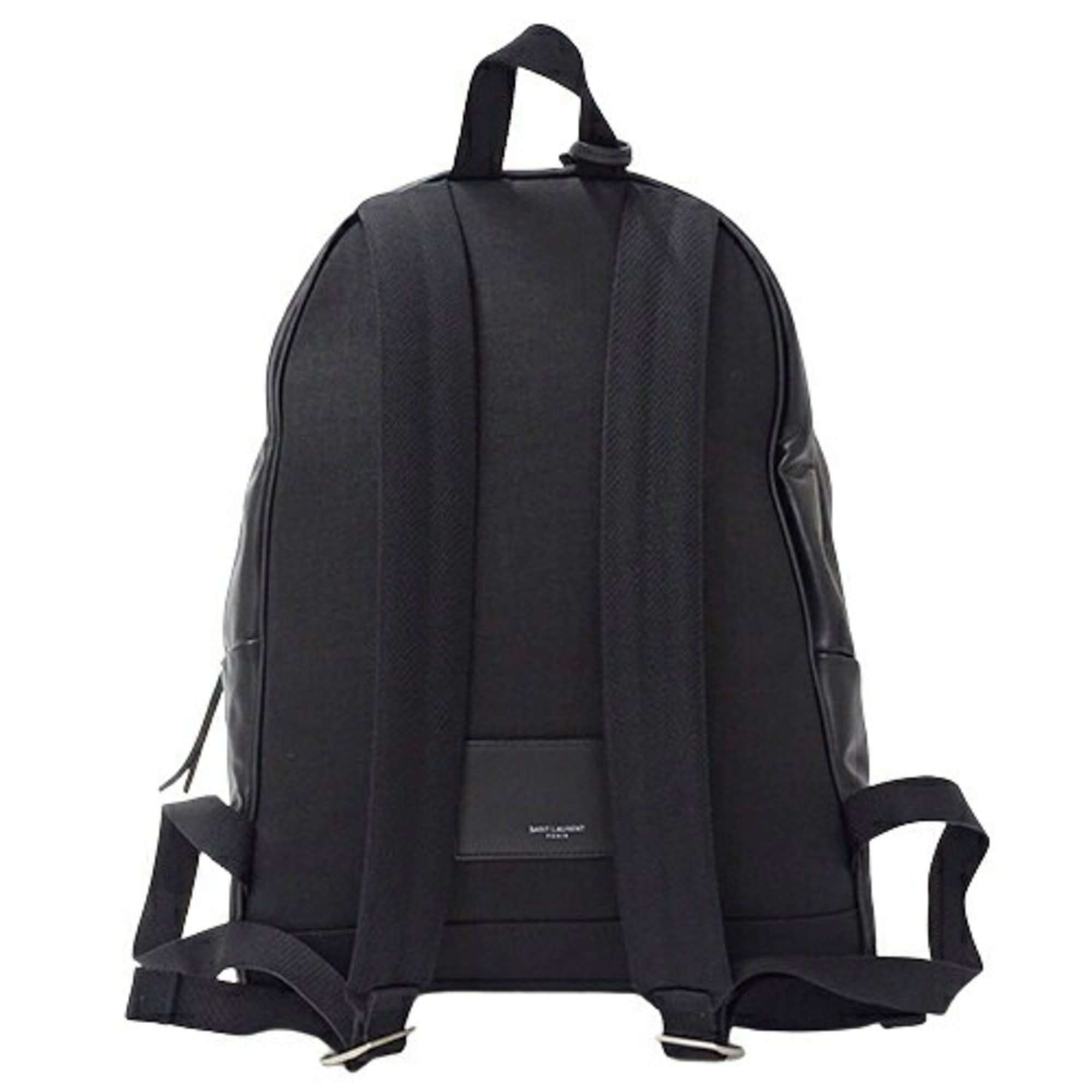 Saint Laurent SAINT LAURENT Bag Men's Backpack Leather City Black 534967