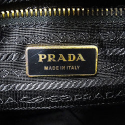 PRADA bag women's shoulder leather black BR3706