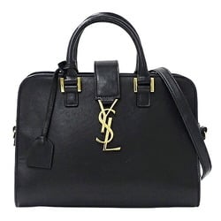 Saint Laurent SAINT LAURENT Bag Women's Handbag Shoulder 2way Leather Baby Cabas Black 568853