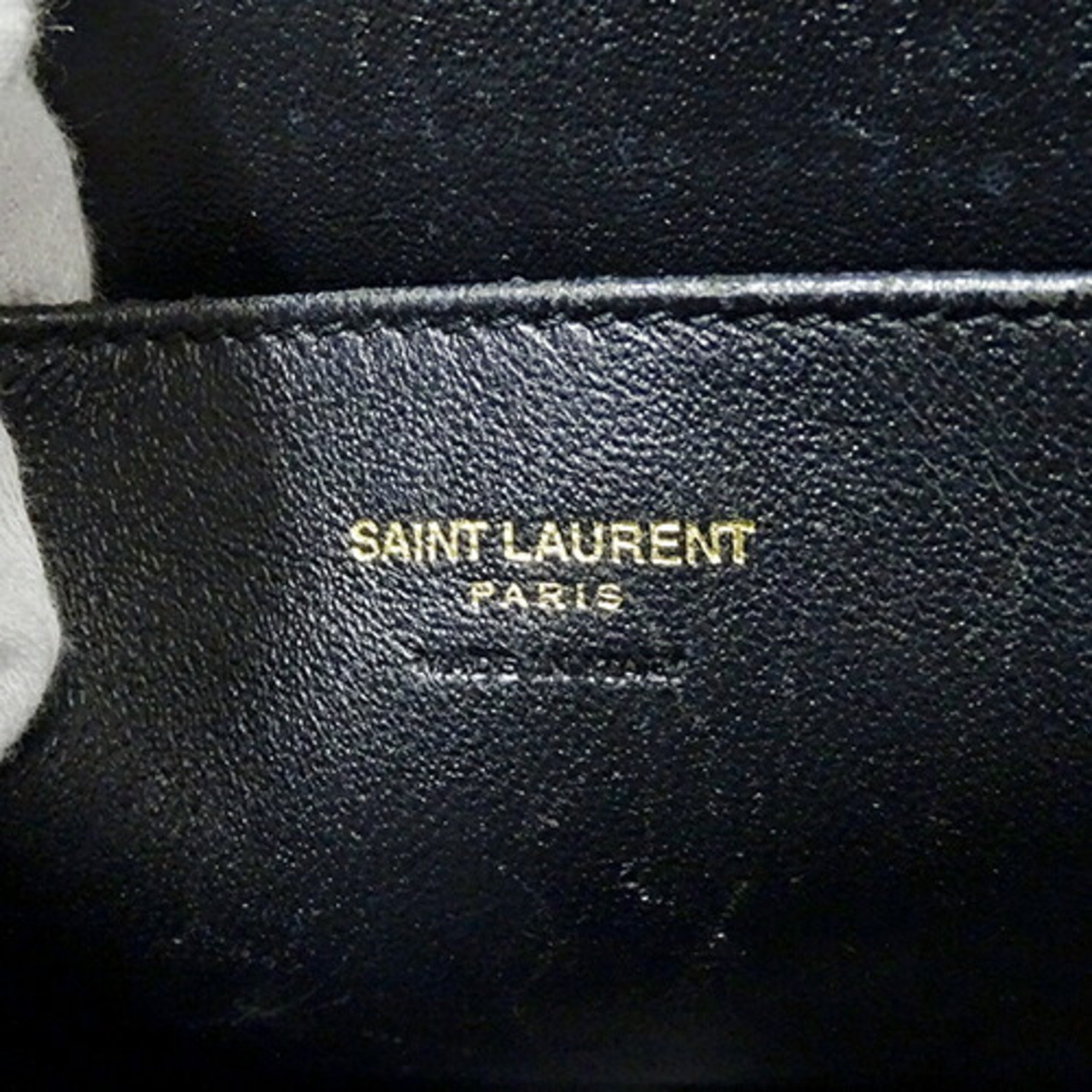 Saint Laurent SAINT LAURENT Bag Women's Handbag Shoulder 2way Leather Baby Cabas Black 568853