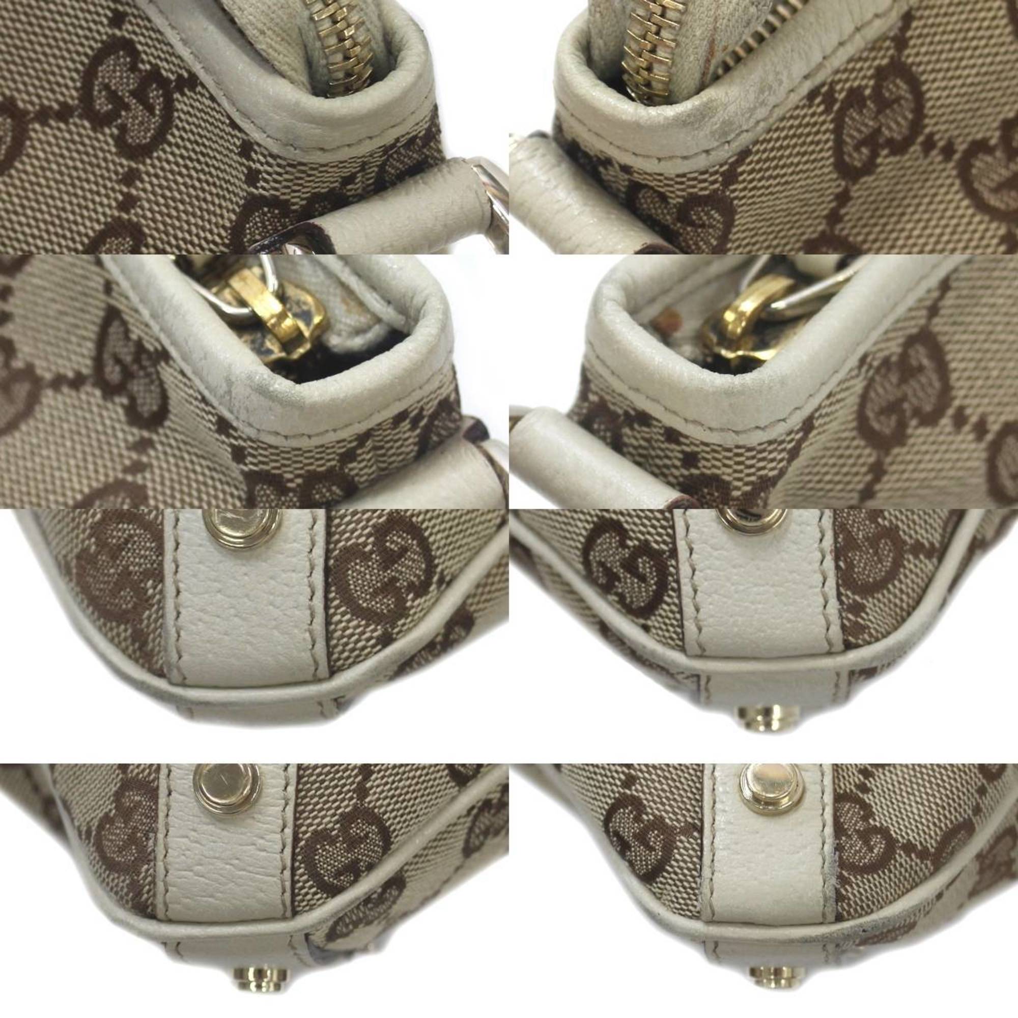 GUCCI Gucci Shoulder Bag GG Canvas Brown 131326