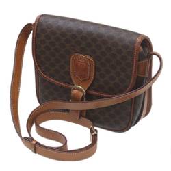 CELINE Shoulder bag, Macadam pattern, Brown