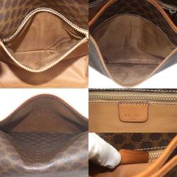 CELINE Shoulder bag, Macadam pattern, Brown