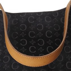 CELINE C-Blason Bag Black Women's Suede