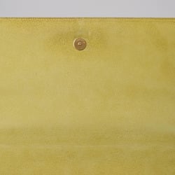 Yves Saint Laurent Cassandra Clutch Bag Second Yellow 361120 Women's Patent Leather YSL YVES SAINT LAURENT