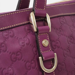 Gucci Guccissima Abby Purple 141470 Women's Leather Shoulder Bag Just GUCCI