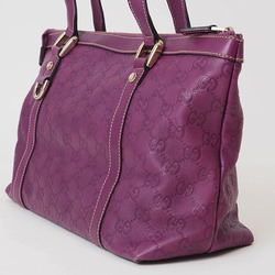 Gucci Guccissima Abby Purple 141470 Women's Leather Shoulder Bag Just GUCCI