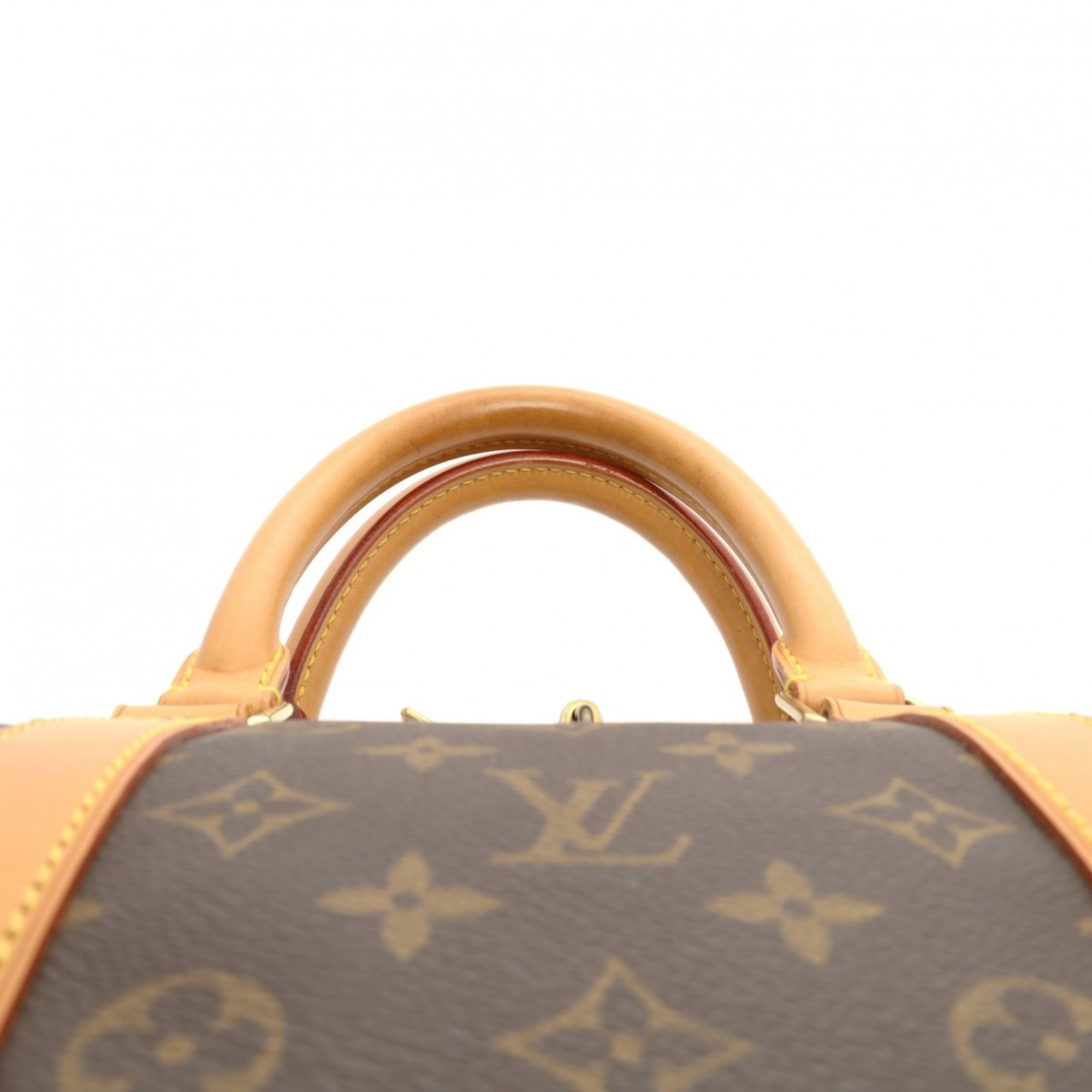 LOUIS VUITTON Louis Vuitton Monogram Keepall 55 Brown M41424 Unisex Canvas Boston Bag