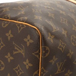 LOUIS VUITTON Louis Vuitton Monogram Keepall 55 Brown M41424 Unisex Canvas Boston Bag