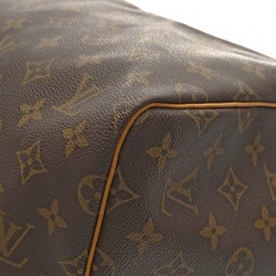 LOUIS VUITTON Louis Vuitton Monogram Keepall 55 Brown M41424 Unisex Canvas Boston Bag