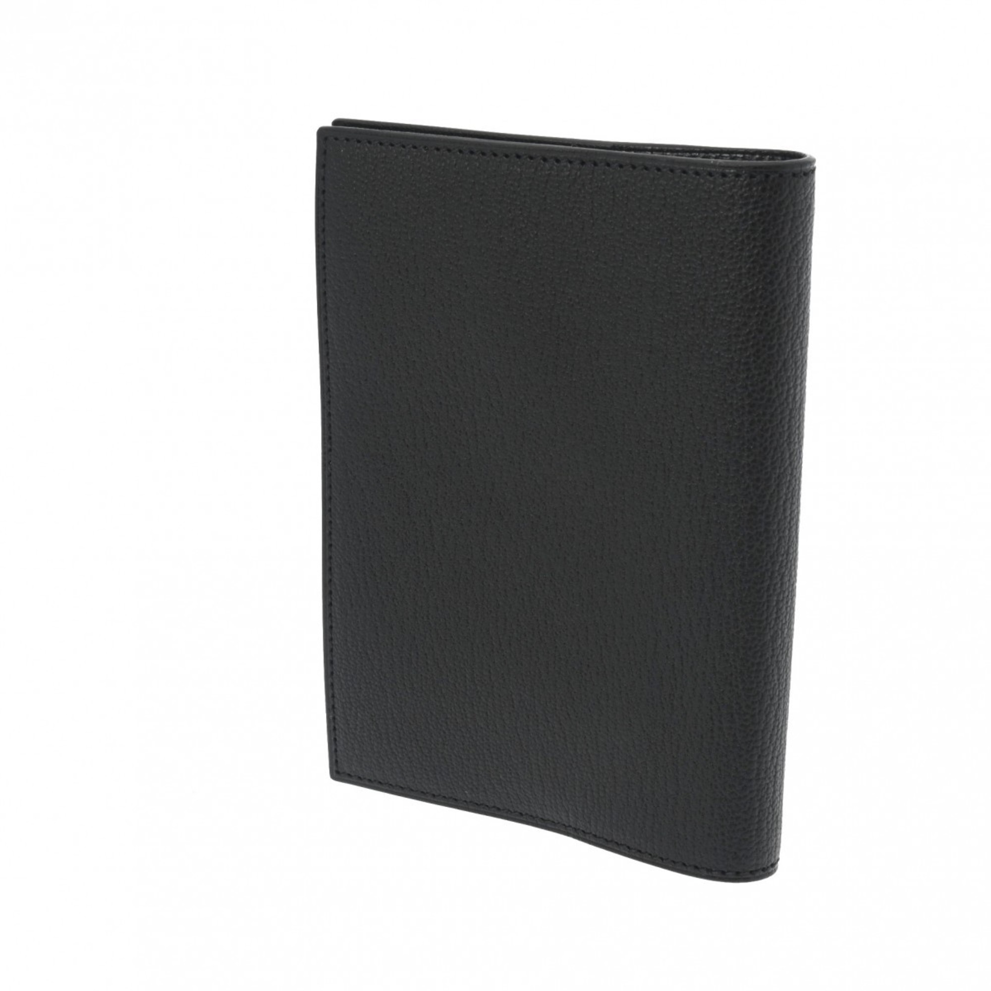 HERMES Agenda PM Black B Stamp (Around 2023) Unisex Chevre Notebook Cover