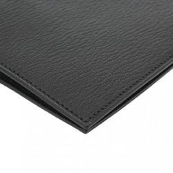 HERMES Agenda PM Black B Stamp (Around 2023) Unisex Chevre Notebook Cover