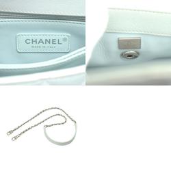 CHANEL XS Metallic Blue A92990 Women's Caviar Skin Bag