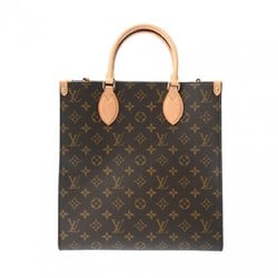 LOUIS VUITTON Louis Vuitton Monogram Sac Plat PM Brown M46263 Women's Canvas Tote Bag