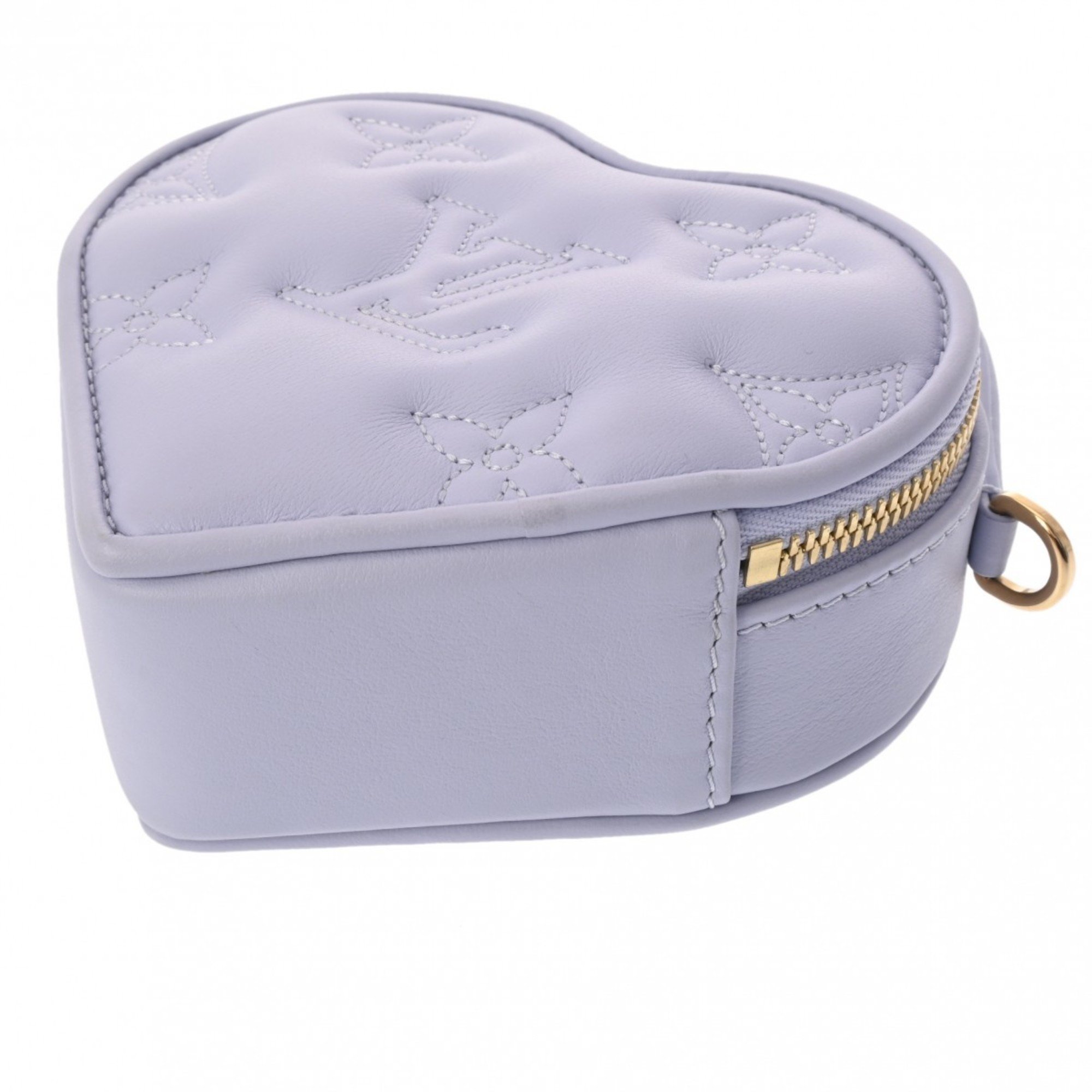 LOUIS VUITTON Louis Vuitton Monogram Pop My Heart Pouch Light Purple M82041 Women's Shoulder Bag