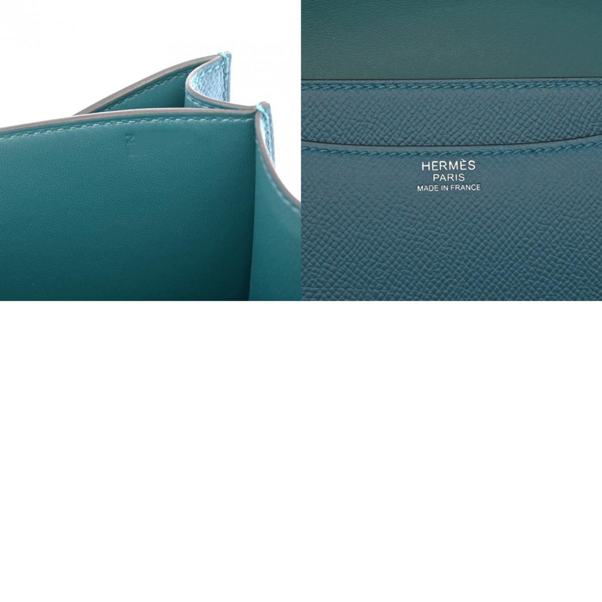 HERMES Constance 3 24 Vert Bosphore Z Stamp (around 2021) Women's Epson Shoulder Bag