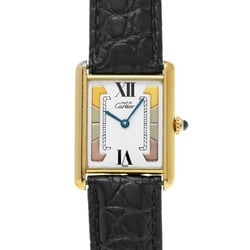 CARTIER Must Tank LM W1006254 Ladies' Watch Quartz