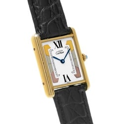 CARTIER Must Tank LM W1006254 Ladies' Watch Quartz