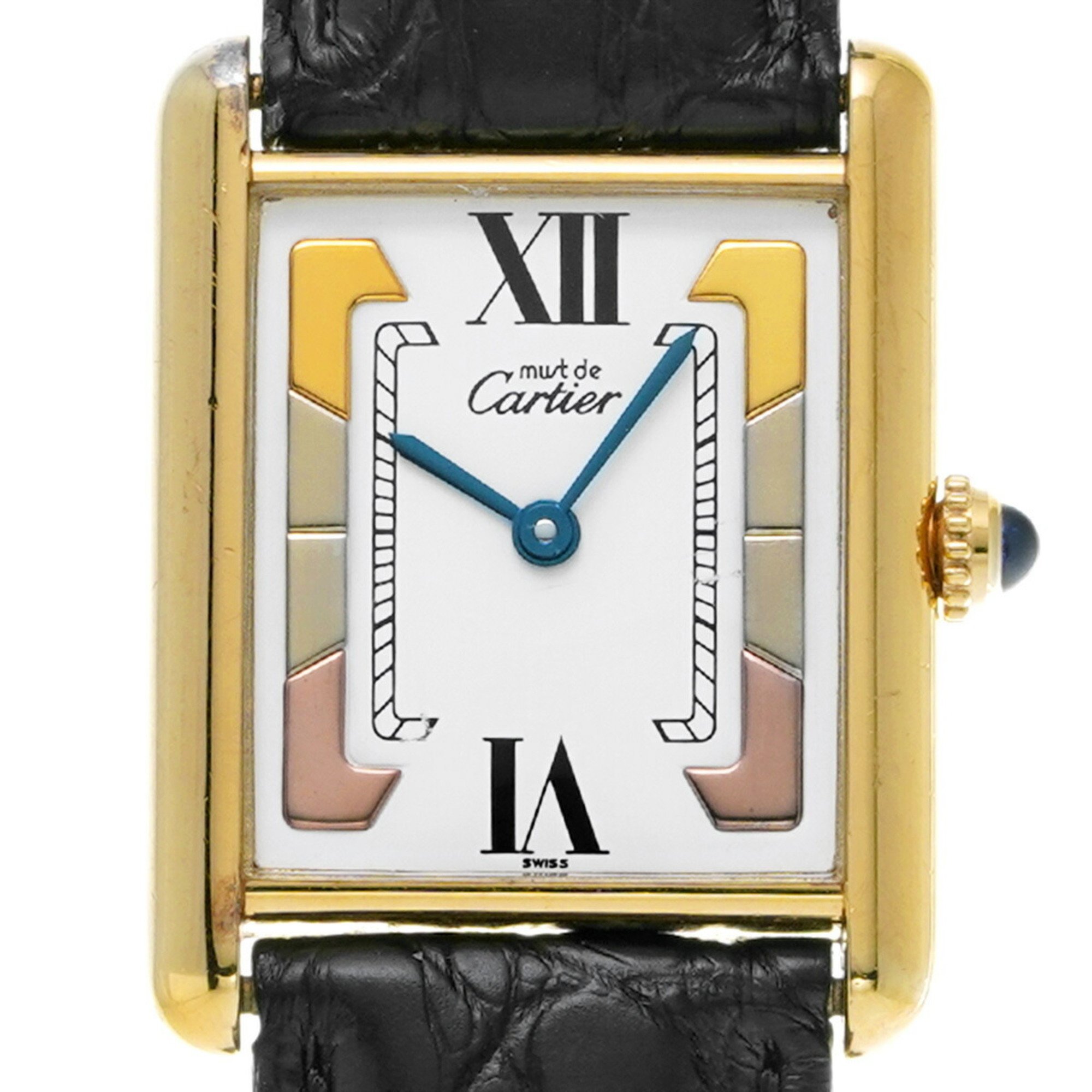 CARTIER Must Tank LM W1006254 Ladies' Watch Quartz