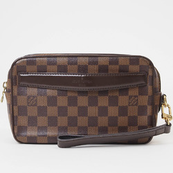 Louis Vuitton Pochette Saint Paul Clutch Bag Damier Ebene N41219 Men's Canvas LOUIS VUITTON