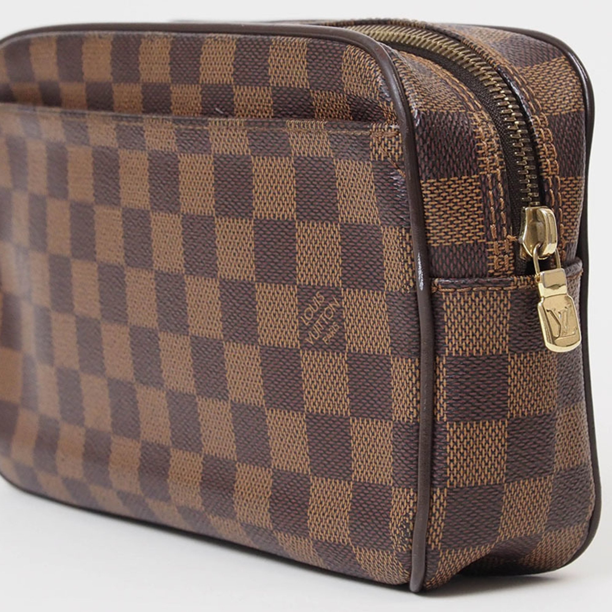 Louis Vuitton Pochette Saint Paul Clutch Bag Damier Ebene N41219 Men's Canvas LOUIS VUITTON