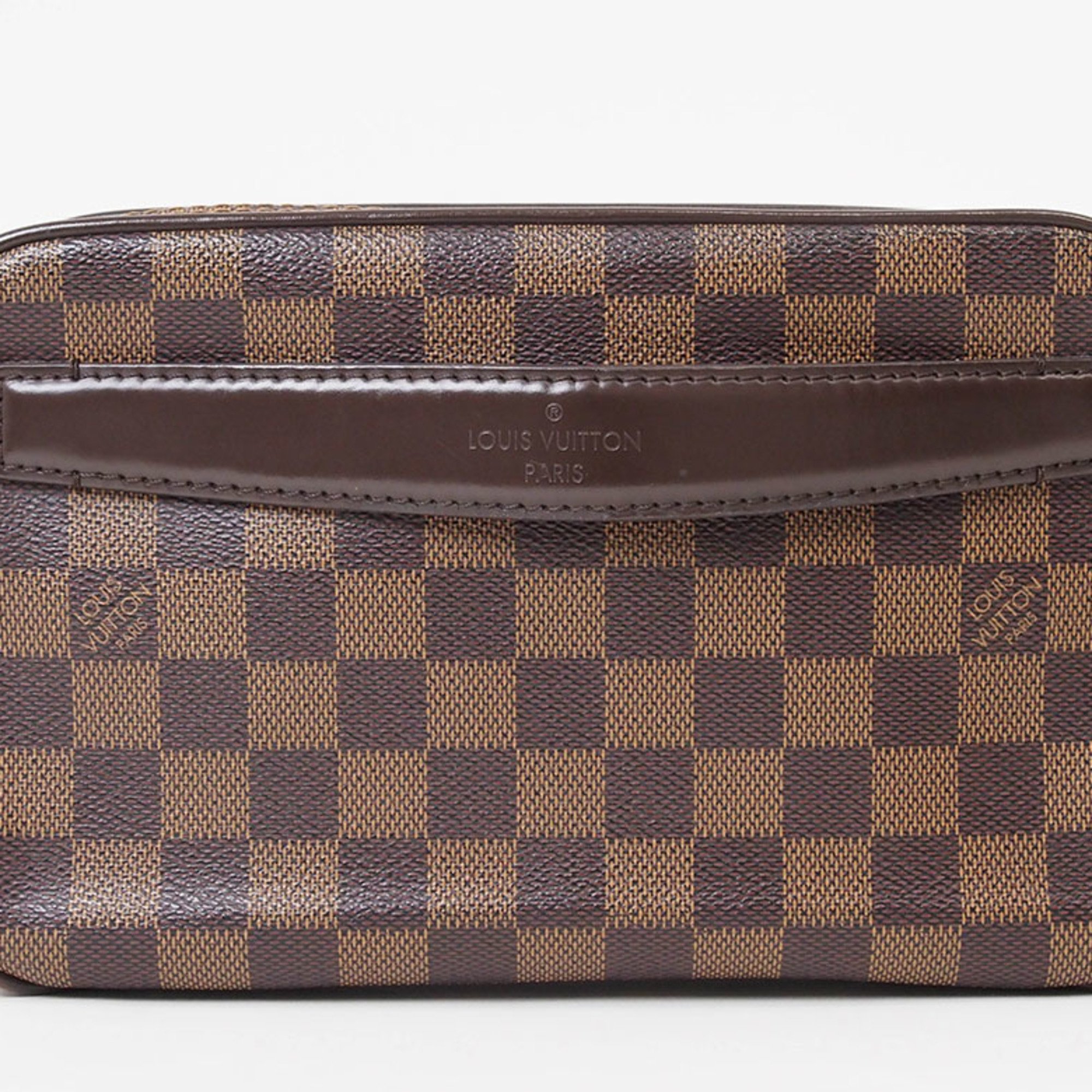 Louis Vuitton Pochette Saint Paul Clutch Bag Damier Ebene N41219 Men's Canvas LOUIS VUITTON