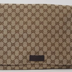 Gucci GG Canvas Shoulder Bag Beige 146236 Women's Storage GUCCI